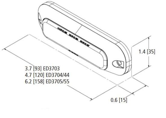 ECCO ELECT DIRECTIONAL 6 LED SURFACE MOUNT SPL - ED3705AC