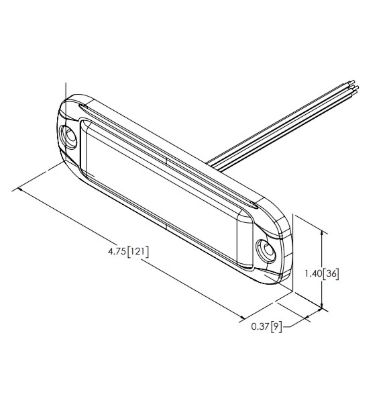 ECCO ELECT LED DIRECTIONAL - SURFACE MOUNT - U - ED3801B
