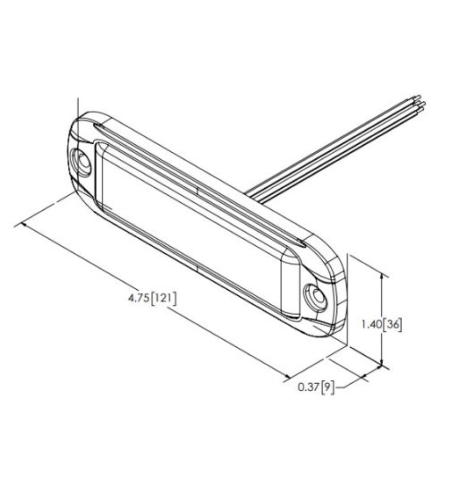ECCO ELECT LED DIRECTIONAL - SURFACE MOUNT - U - ED3801B