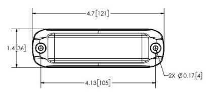 ECCO ELECT LED DIRECTIONAL - SURFACE MOUNT - U - ED3802AGW