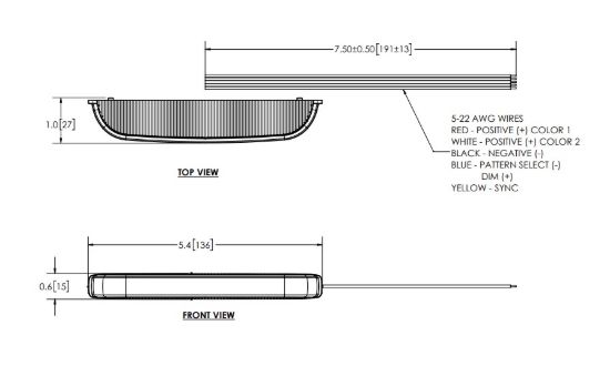 ECCO ELECT ULTRA NARROW DIRECTIONAL  A/W LED - ED5051AW