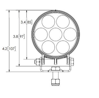 ECCO ELECT WORKLAMP LED FLOOD ROUND - EW2110