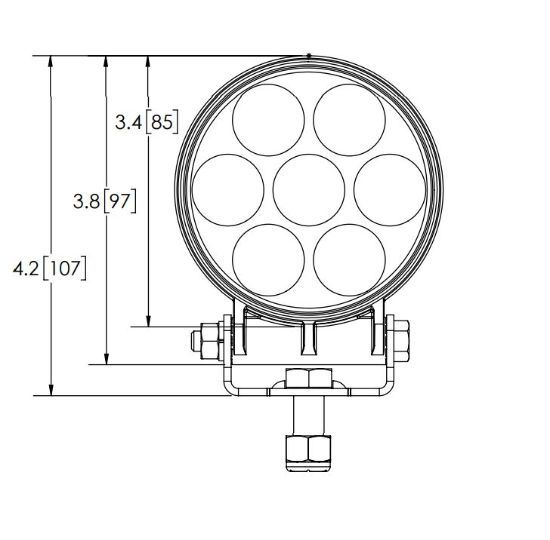 ECCO ELECT WORKLAMP LED FLOOD ROUND - EW2110