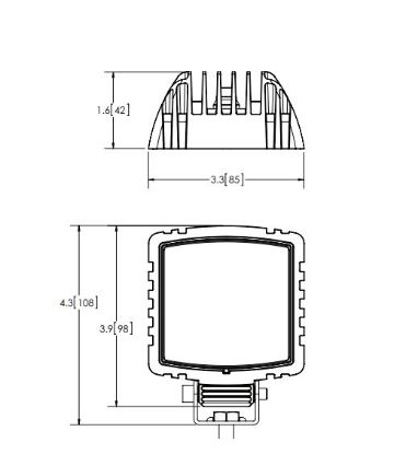 ECCO ELECT WORKLAMP: LED FLOOD BEAM - EW2471
