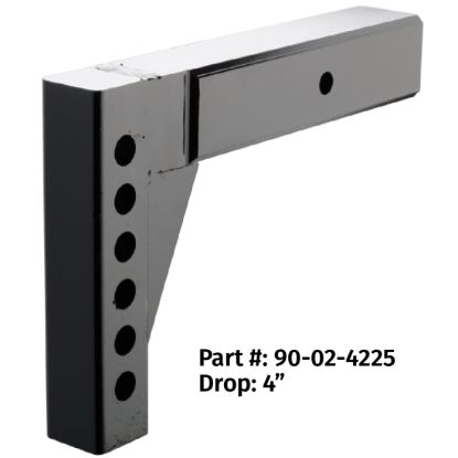 EQUALIZER 2-1/2' RECEIVER L-SHANK 4' DROP/8' - 90024225
