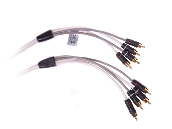 FUSION ELEC SHIELDED RCA CABLE  6FT  4 WAY - 0101261800