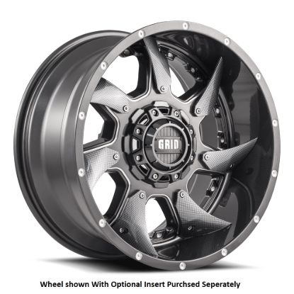 GRID WHEELS GD01-20100237G-287 GD01 20X10.0 6X1 - 121237G287