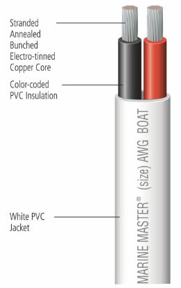 EAST PENN WIRE  BOAT CABLE UL MULTI - 04519
