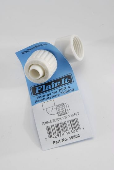 ELKHART SUPP 1PC 1/2 X 1/2 ELBOW - 16802