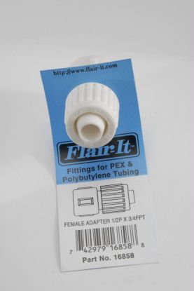 ELKHART SUPP 1PC FEMALE ADPT 1/2'PX3/4 - 16858