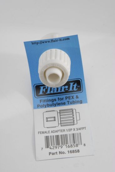 ELKHART SUPP 1PC FEMALE ADPT 1/2'PX3/4 - 16858