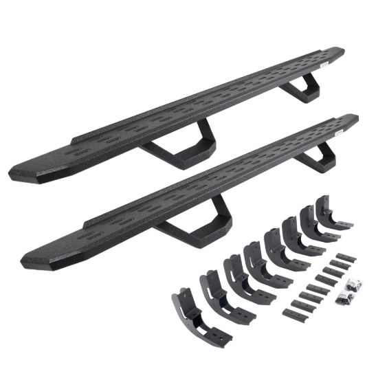 GO RHINO RB30 RUNNING BOARDS KIT W/2X STEPS - 6960488720