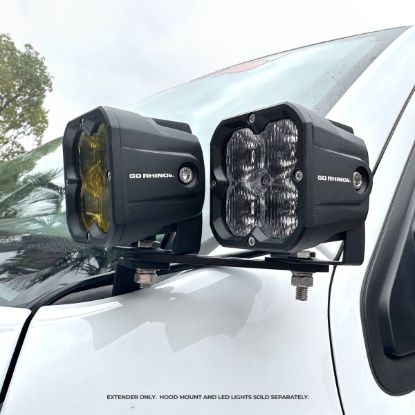GO RHINO XE HOOD LIGHT MOUNT - 732400T