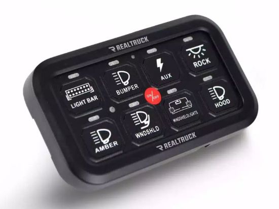GO RHINO RGB/BLUETOOTH 8 CHANNEL SWITCH CONT - 758CHSCRRF