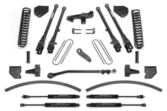 FABTECH 8' 4LINK SYS W/COILS/STELTH SHKS - K2266M