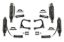 FABTECH 4' UCA KIT W/BJ & DLSS RESI SHOCKS - K2428DL