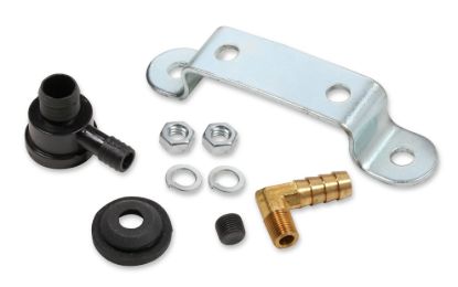 MR GASKET VAC CAN BLACK W/FITTINGS - 3701