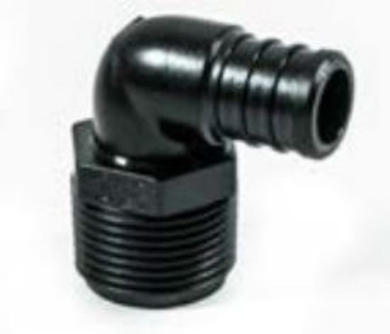 ELKHART SUPP ECOPOLY 1/2PEX X 1/2MPT ELBOW - 28803