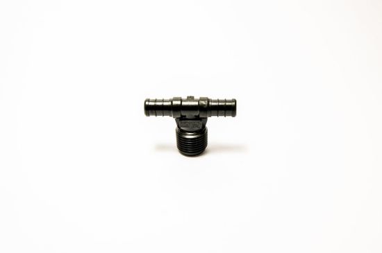 ELKHART SUPP 1/2 BARB X 1/2 BARB  X 1/2  MPT TEE - 28822