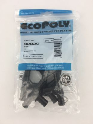 ELKHART SUPP PEX CRIMP TEE 1/2' 5-PACK - 32820