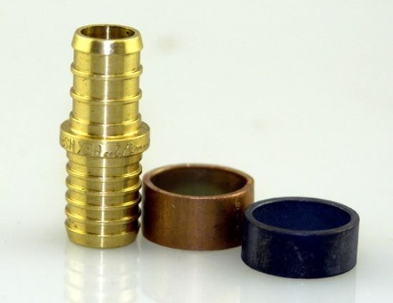 ELKHART SUPP 3/4' PB TO PEX COUPL W/ RINGS - 51251