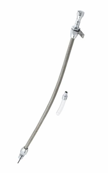 MR GASKET DIPSTICK TH350 ALUM/BRAID - 9703G