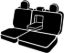 FIA OE REAR 60/40 SPLIT SEAT COVER TOYO - OE3290CHAR