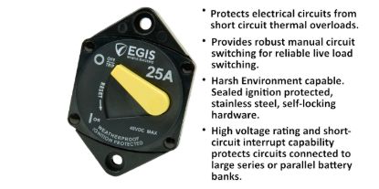 EGIS MOBILE 87 SERIES  25 A  PANEL MOUNT - 4707025