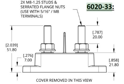 EGIS MOBILE DUAL POWER POST  2 POSITION  M8 (5/ - 602033