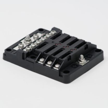 EGIS MOBILE RT FUSE BLOCK 6 POS W/GROUND & LED - 8025