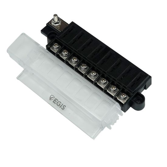 EGIS MOBILE RT FUSE BLOCK 8 CIRCUITS W/COVER - 8046