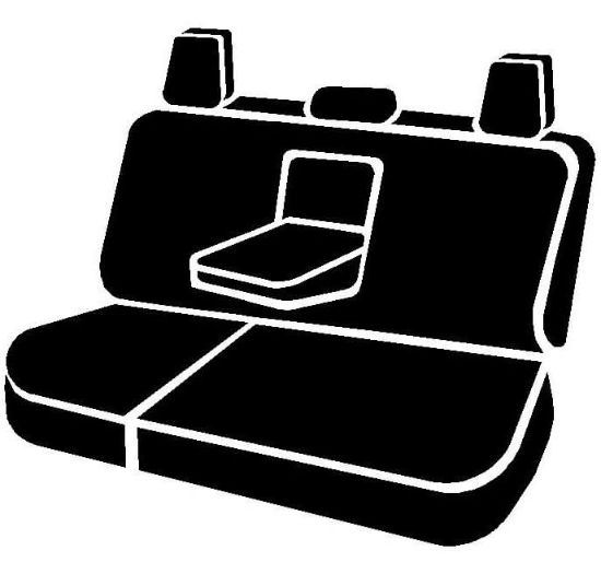 FIA SP REAR SEAT COVER SOLID BACKREST - SP8530BLAC