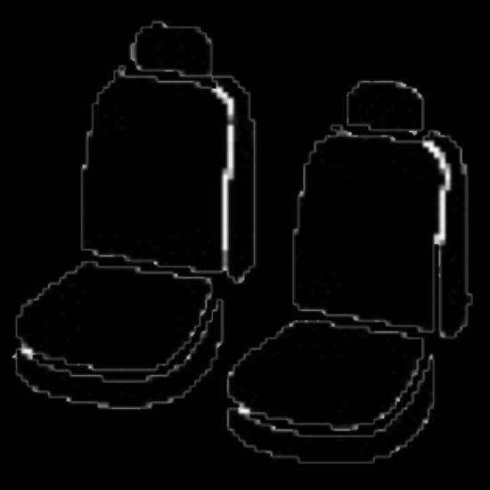 FIA SP FRONT BUCKET SEAT COVER FORD BRO - SP8771GRAY