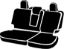 FIA TR REAR SPLIT SEAT 40 DRIVER/60 PAS - TR452BLACK