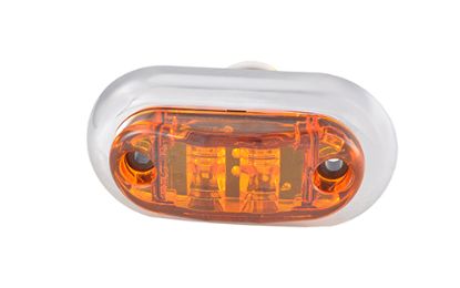 GROTE PERLUX CLR/MKR LAMP  YELLOW  OVA - 450035