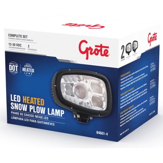 GROTE PERLUX SNOWPLOW LAMP  HEATED LED SNOWPLOW - 846614