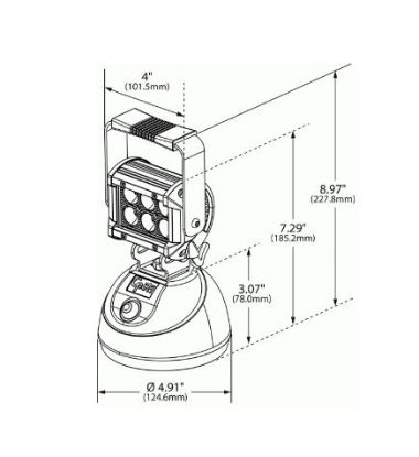GROTE PERLUX FLTG BRZN GOANY HND LED WRK LMP ASS - BZ5015