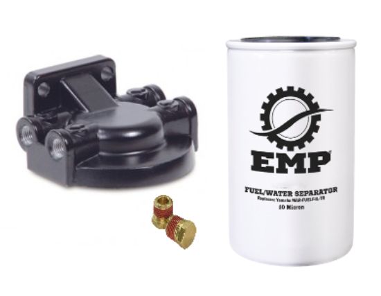 EMP KIT  FUEL WATER SEP 1/4' ALUM. YAM - 3537855