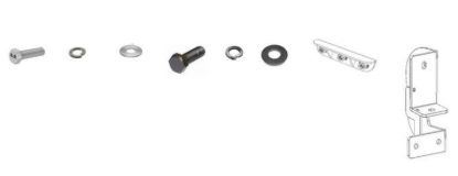 GO RHINO BRACKETS FOR DOMINATOR SIDESTEPS - D64049TK