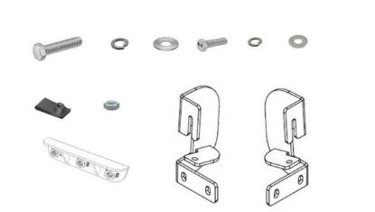 GO RHINO BRACKETS FOR DOMINATOR SIDESTEPS - D64052TK