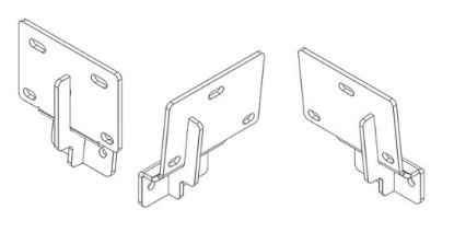 GO RHINO BRACKETS FOR DOMINATOR SIDESTEPS - D64306TK