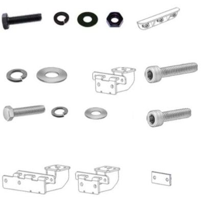 GO RHINO BRACKETS FOR DOMINATOR EXTREME SIDE - D64526TK