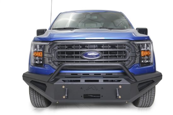 FAB FOURS RED STEEL FRONT BUMPER - F21RS51621