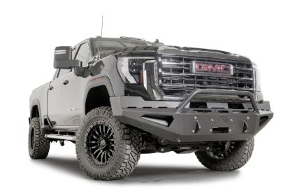 FAB FOURS 2024 GMC HD RED STEEL FRONT BUMPER - GM24RS6262
