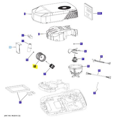 GE APPLIANCE INDOOR FAN - WP73X32275