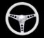GRANT CLASSIC WHEEL WHITE GRIP - 834W