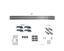 EXPOSED RACK SLD(2)48'BK+B040+Z176 - 8008673BK