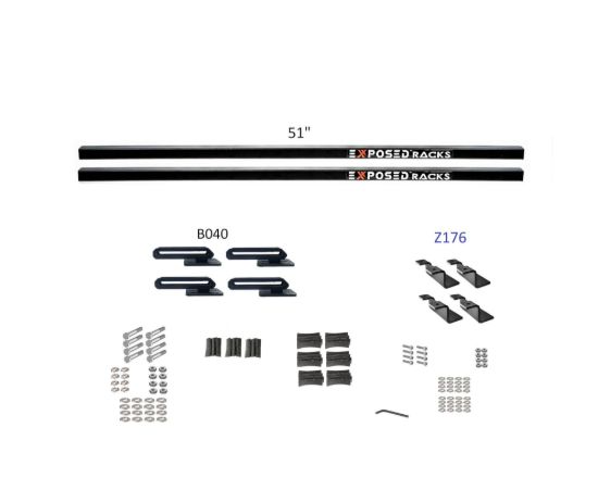 EXPOSED RACK SLD(2)51'BK+B040+Z176 - 8008676BK