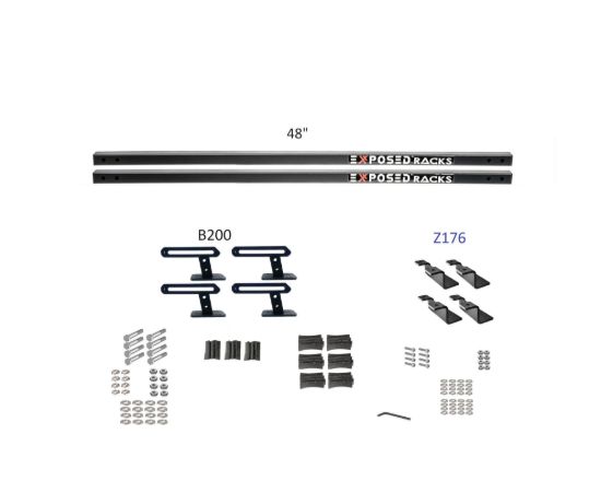 EXPOSED RACK SLD(2)48'BK+B200+Z176 - 8008683BK