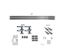 EXPOSED RACK SLD(2)48'BK+B200+Z176 - 8008683BK